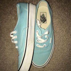 VANS - Unisex - Baby blue - Canvas - Authentic